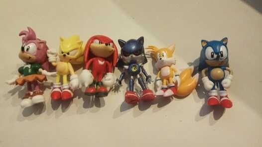 Figurki Sonic The Hedgehog zestaw nowe 6 szt