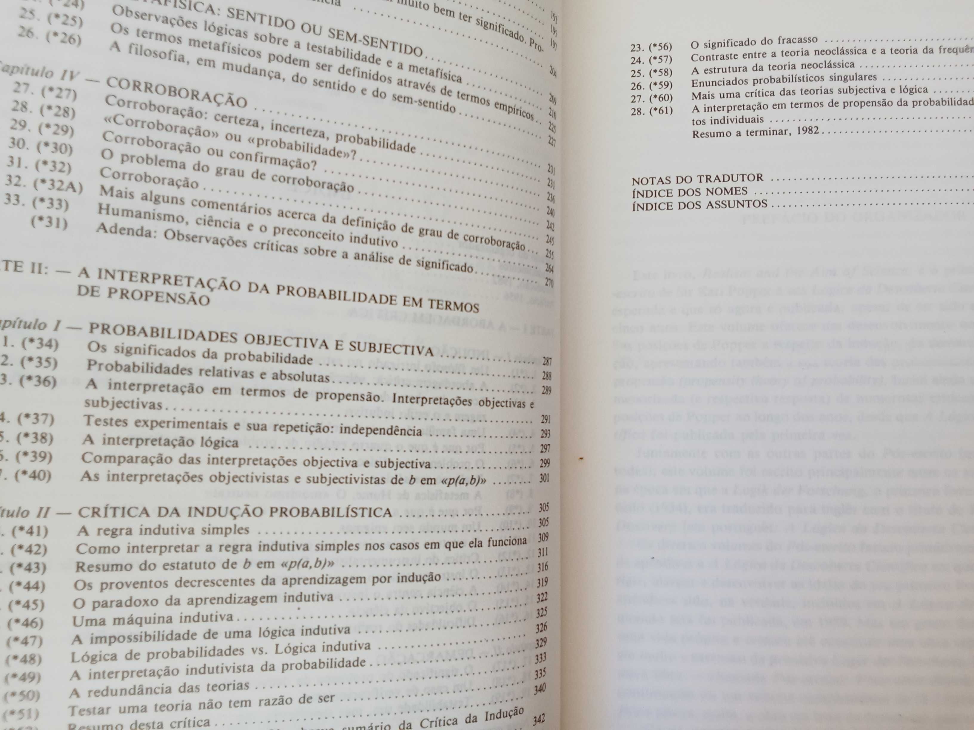 Karl Popper - Pós-Escrito à Lógica da Descoberta Científica (3 vols.)