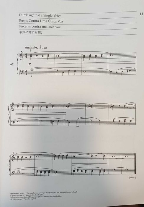 Béla Bartók Mikrokosmos Volume 3 Boosey Hawkes