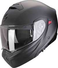 Kask motocyklowy szczękowy SCORPION EXO-930 SOLID MATT PEARL BLACK