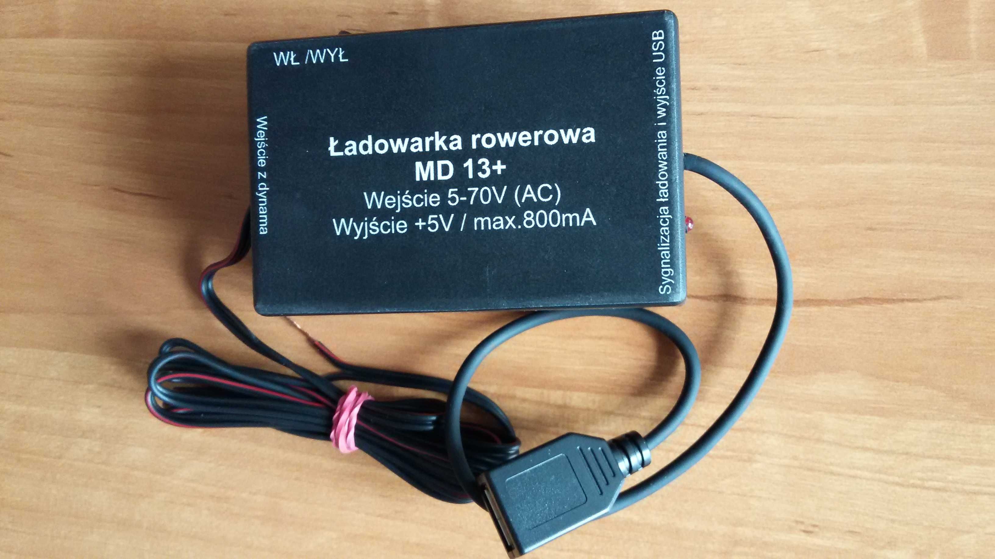 Ładowarka rowerowa do telefonu, gps, foto i inne