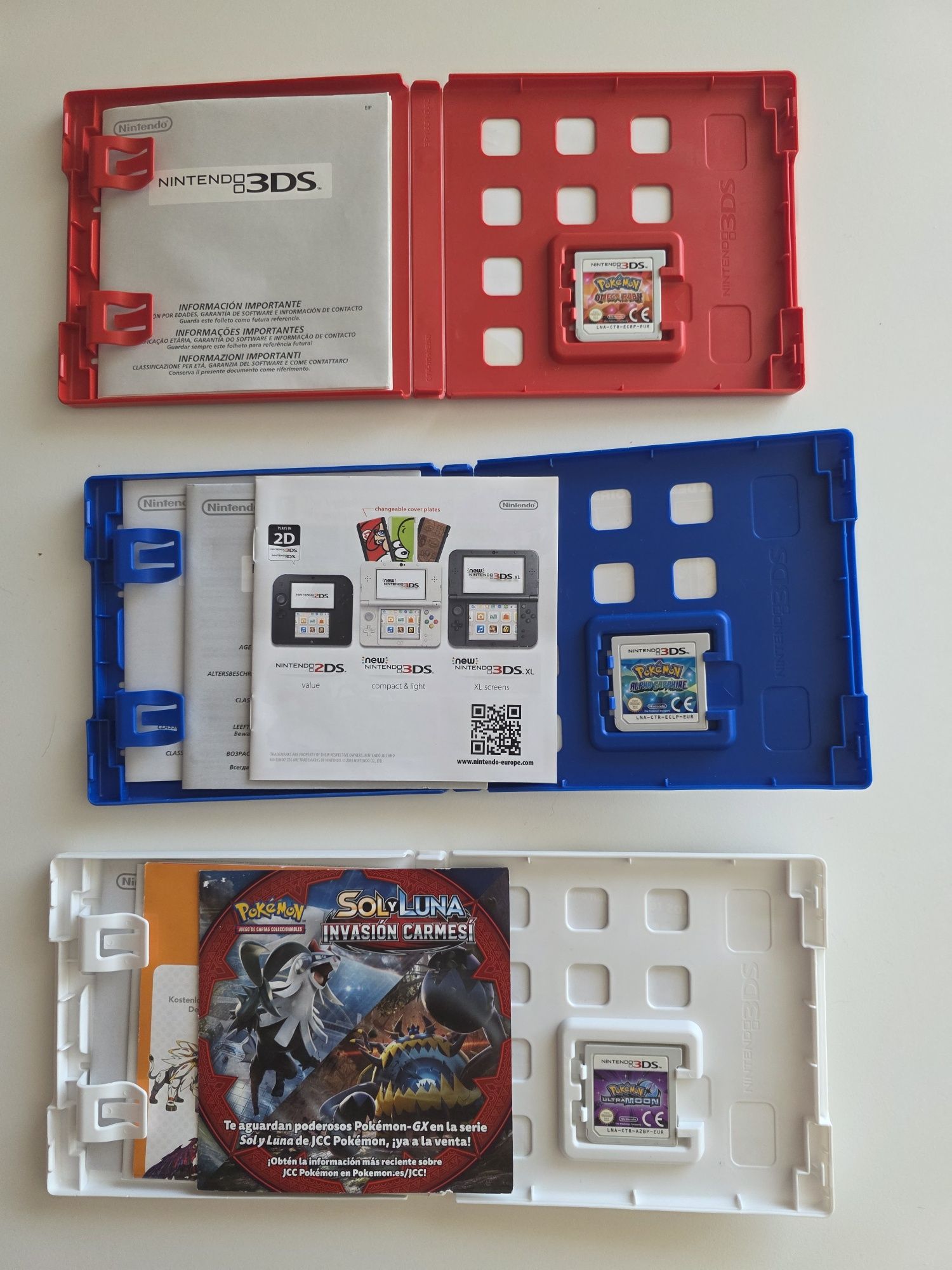 3x Jogos Pokémon 3DS