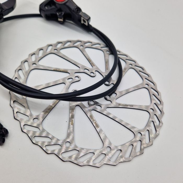 Nowy hamulec hydrauliczny CLARKS M2 Przód komplet z tarcza i śrubami