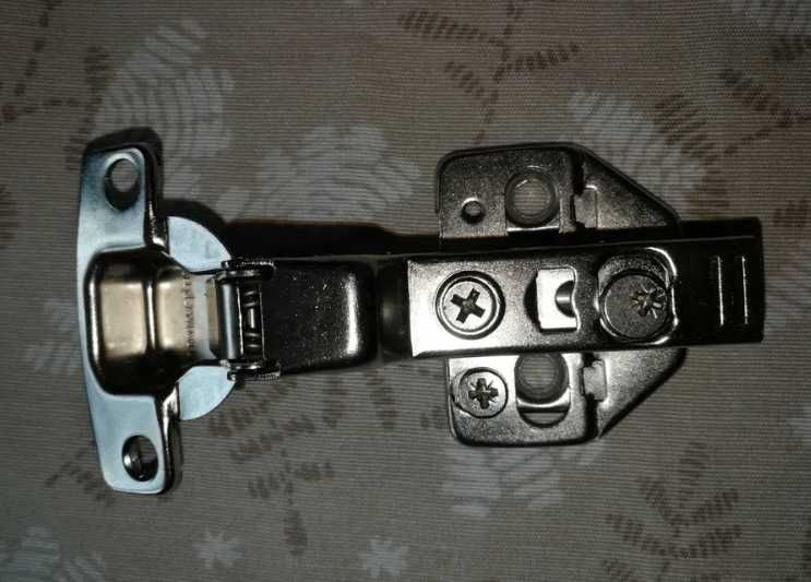 6 szt. Zawias meblowy 3D do wpuszczany