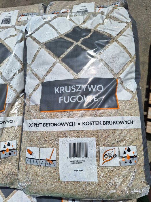 Kruszywo fugowe 0-2 mm szare, beżowe, czarne | Zasypka do kostki