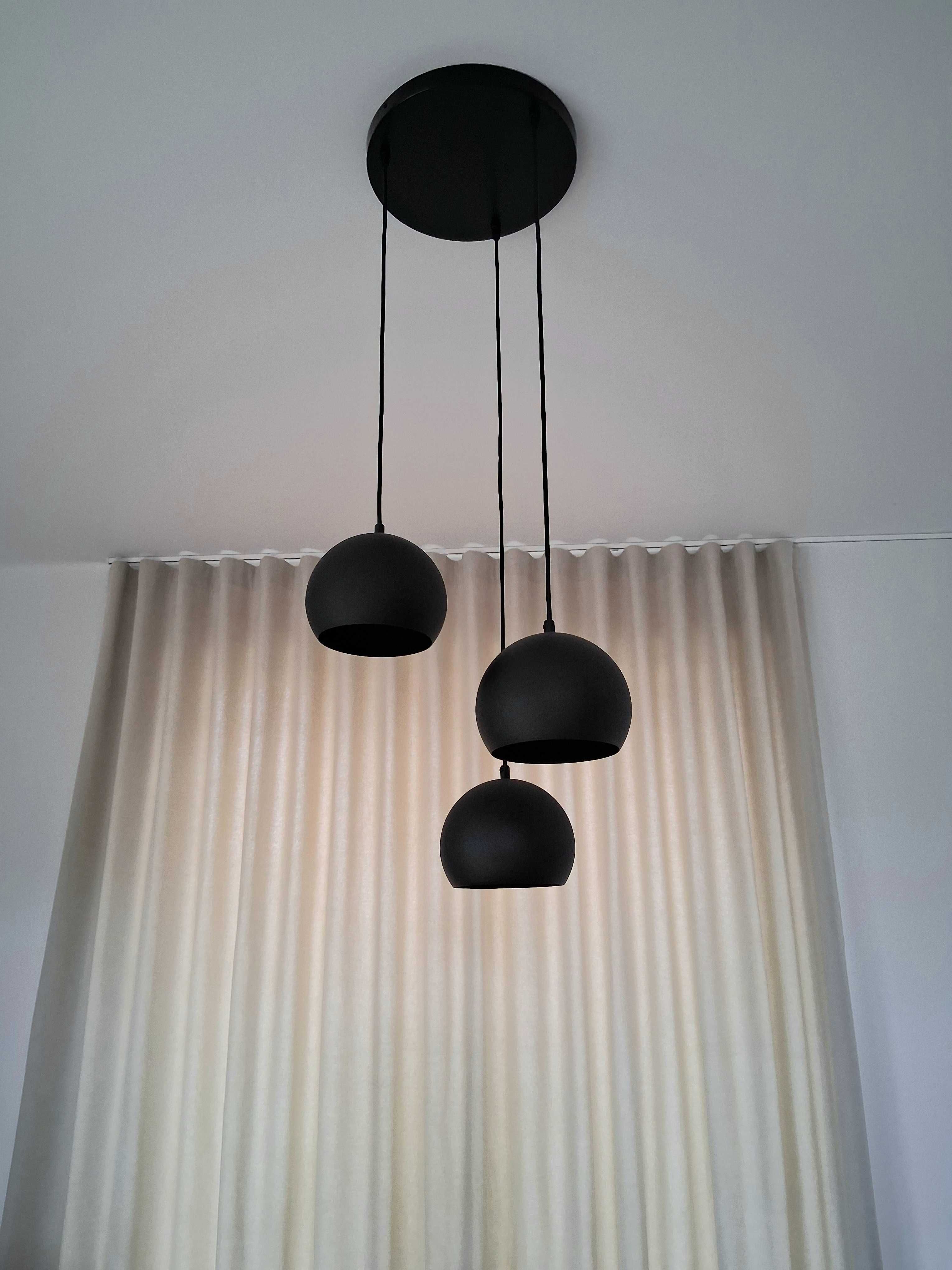 Potrójna lampa wisząca ZOE black 1 S Tk-Lighting