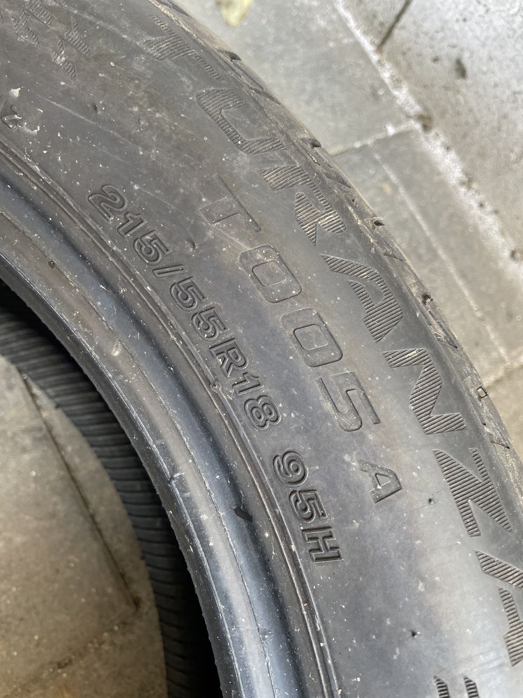 Шини резина 215/55/18 r18 Bridgestone комплект літні