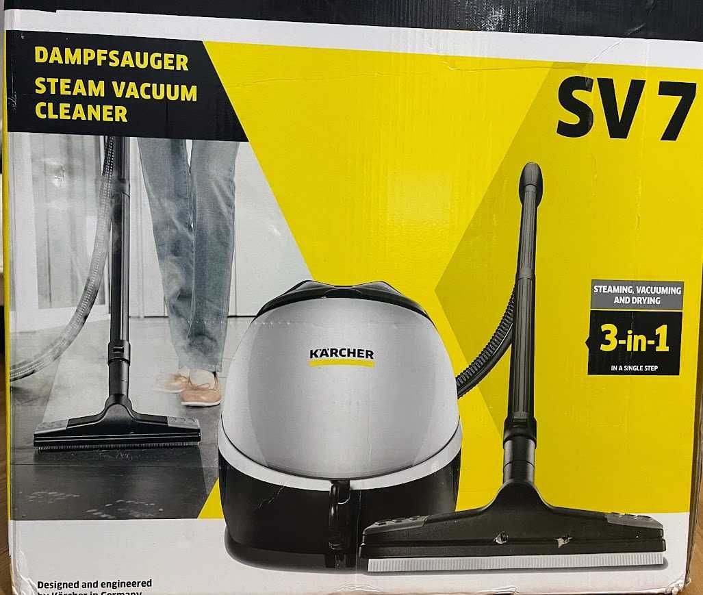 Odkurzacz parowy SV 7 HOME LINE + żelazko parowe KÄRCHER do modelu SV7