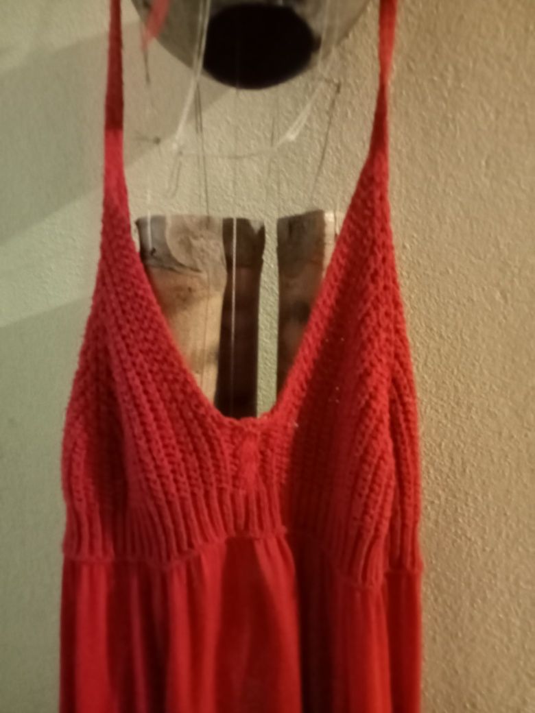 Conjunto red vestido/colar