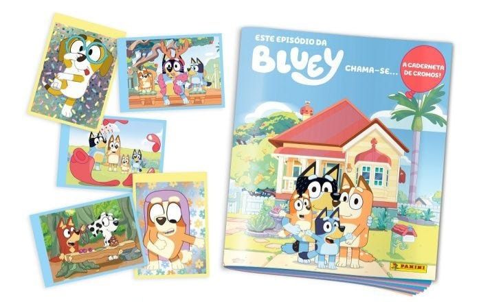 Cromos Caderneta da Bluey "Este Episódio Chama-se.."