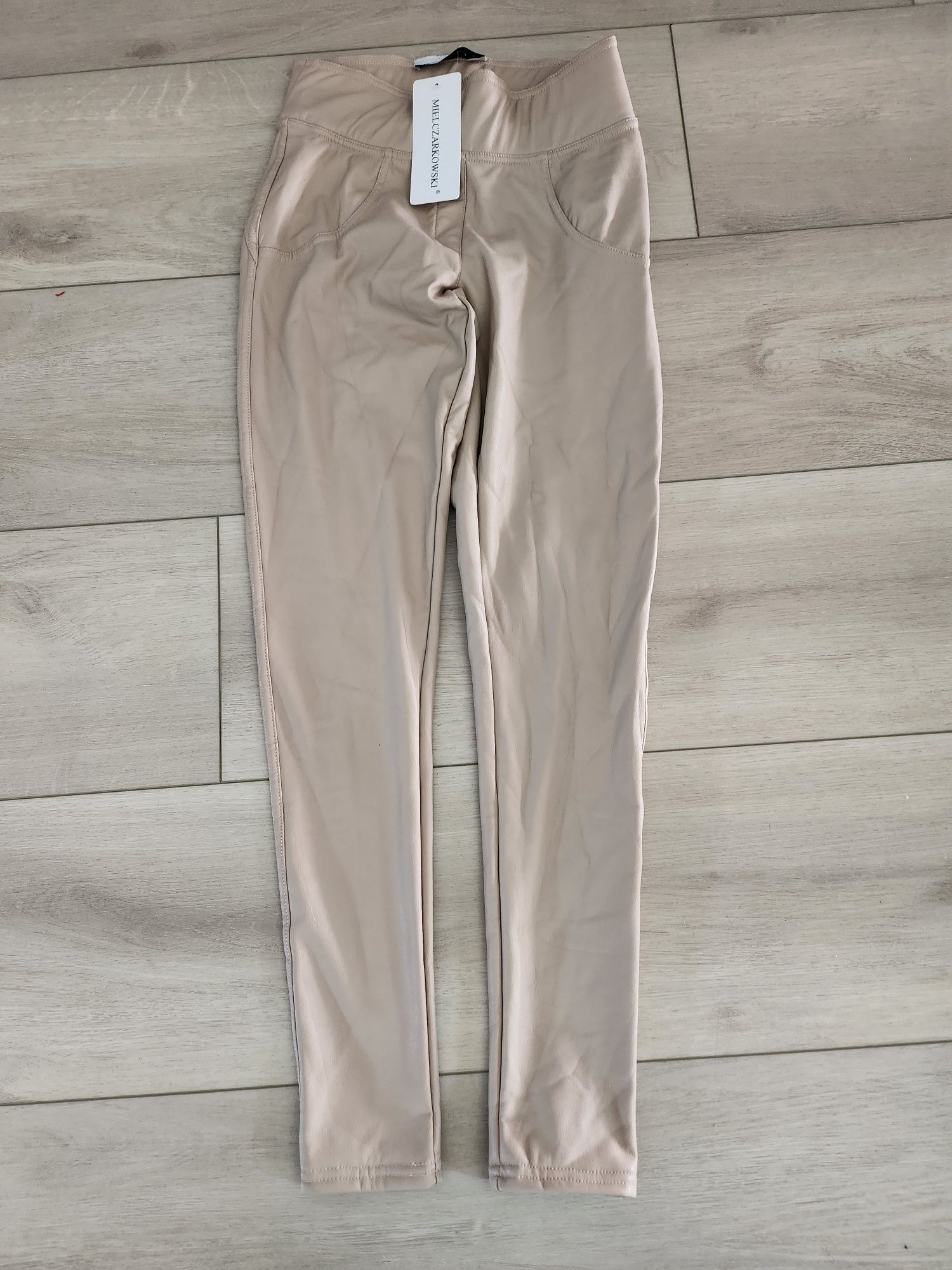 Legginsy Mielczarkowski ekoskóra rozmiar S
