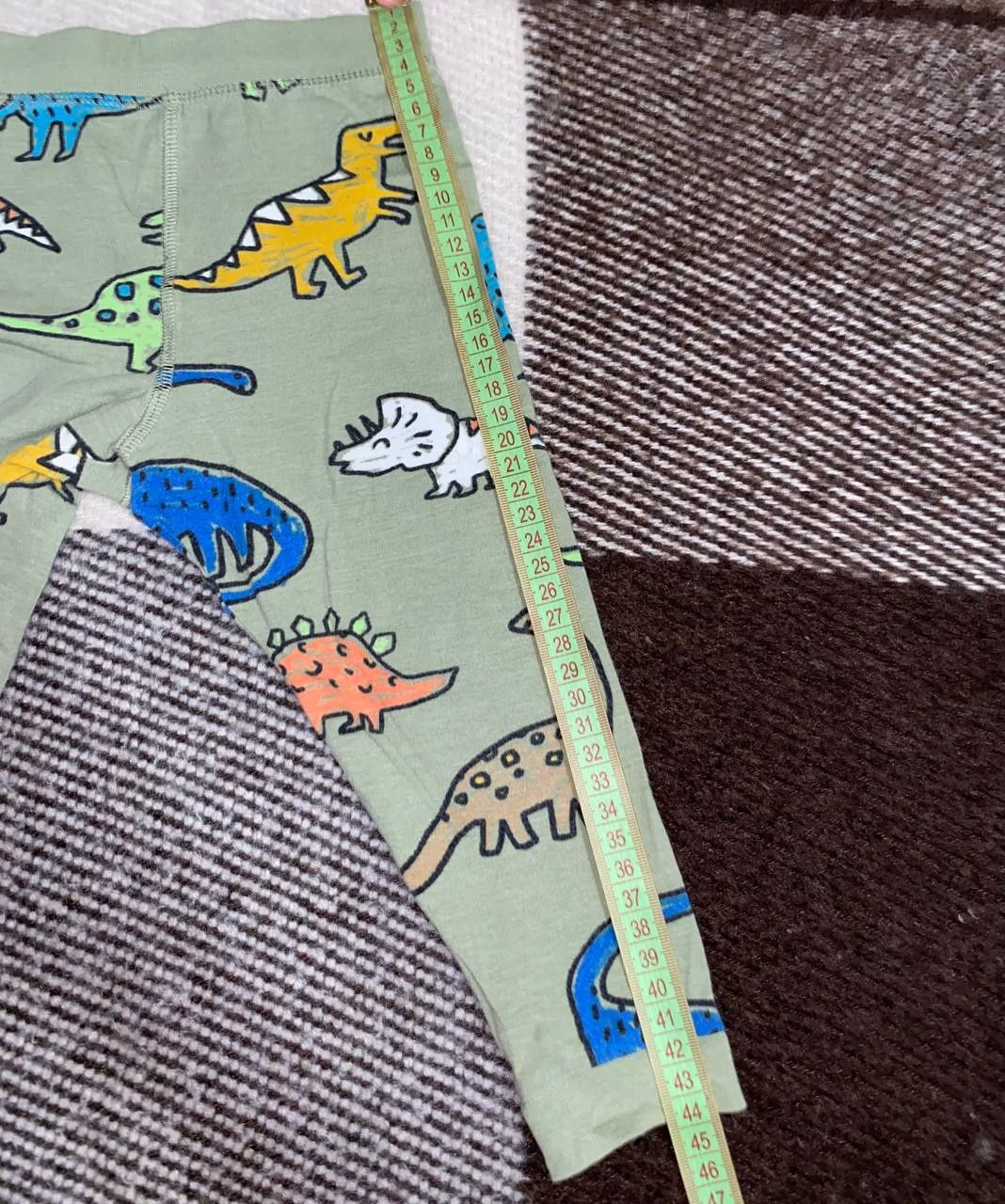 Дитяча піжама для хлопчика з принтом динозаврів