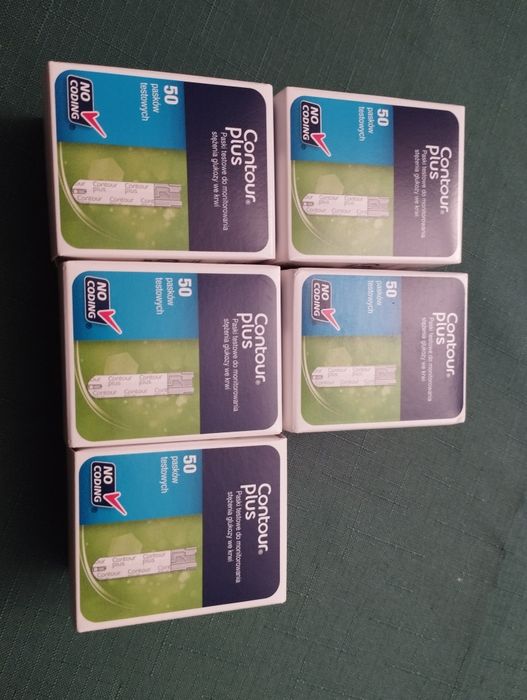 Contour plus paski testowe do pomiaru glukozy 5 opakowań