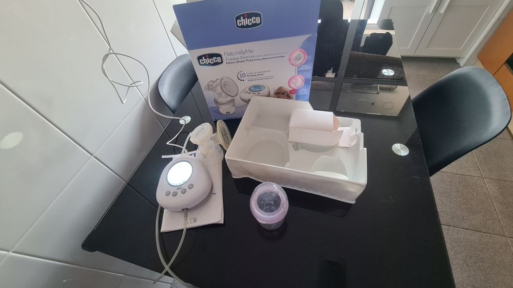 Bomba eléctrica de leite