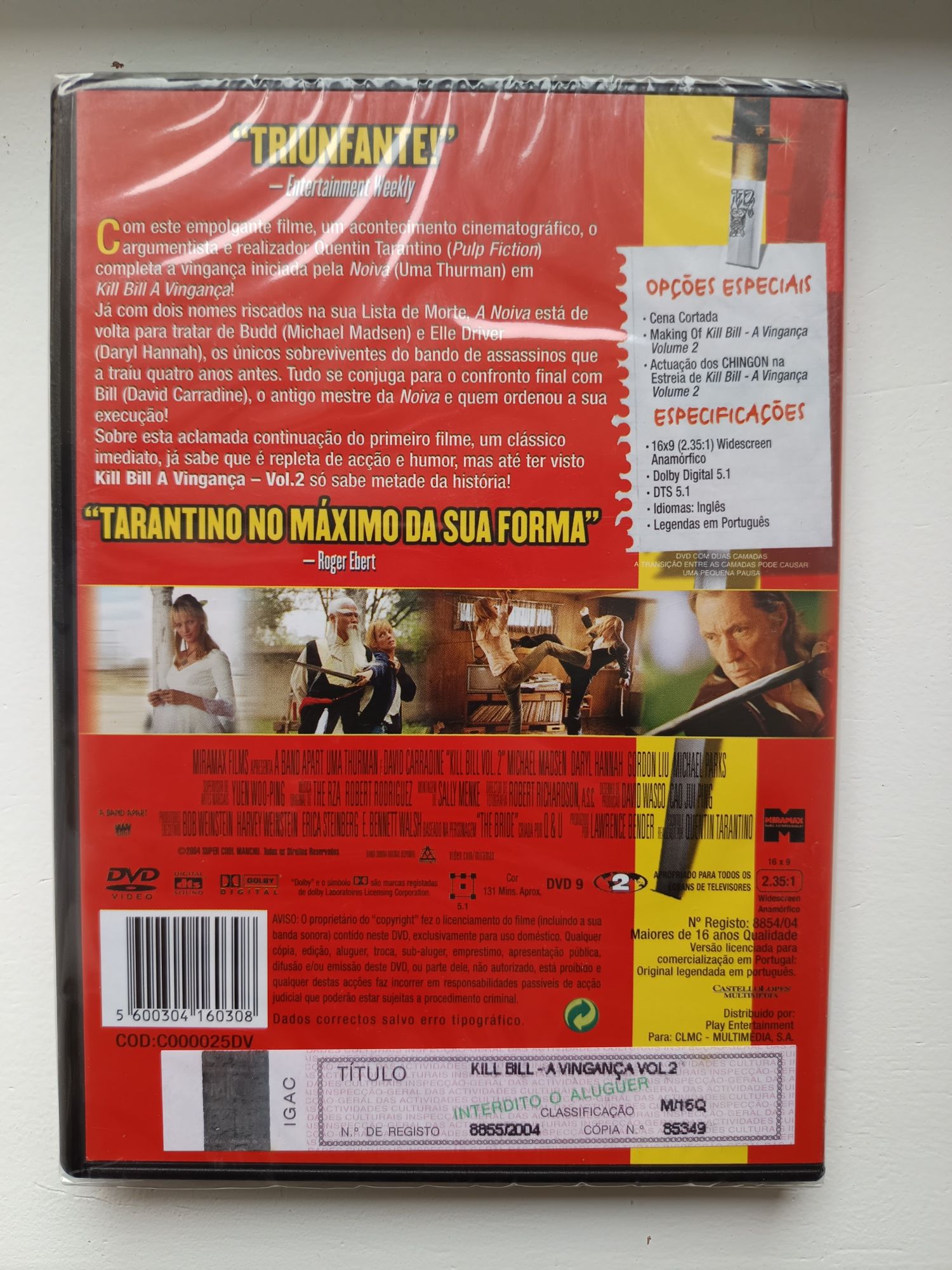 DVD Kill bill 2 a vingança