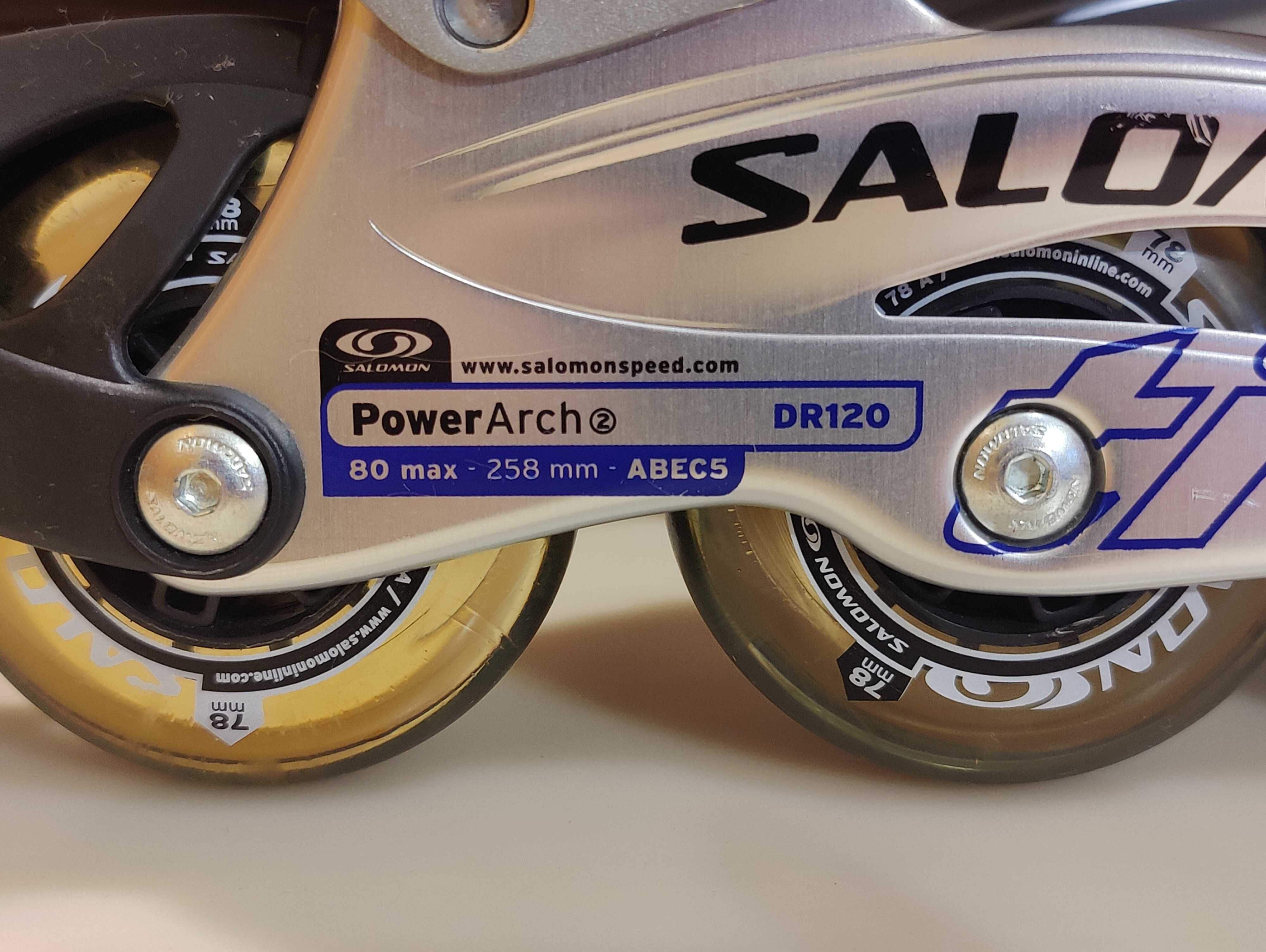 Роликовые коньки Salomon Power Arch 2 DR120 (39 размер) идеал