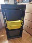Prowadnica z pojemnikami ikea