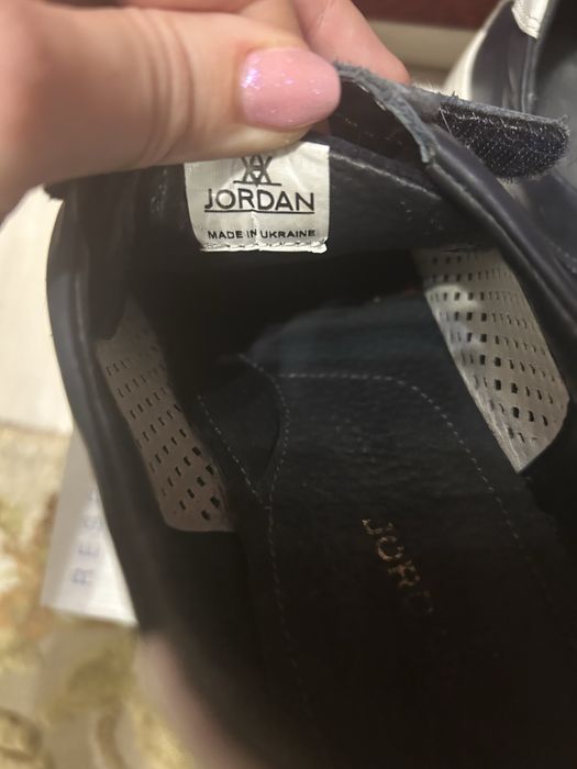 Мокасини Jordan 38 розмір шкіряні