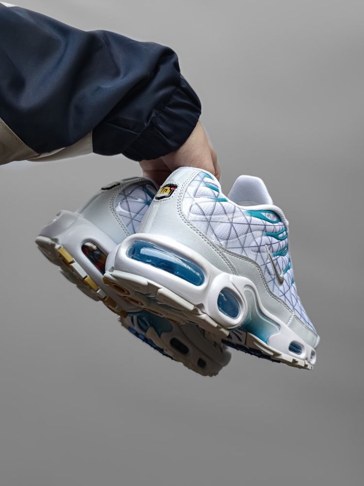 Кросівки Nike Air Max TN Plus White Blue люкс Без передоплати