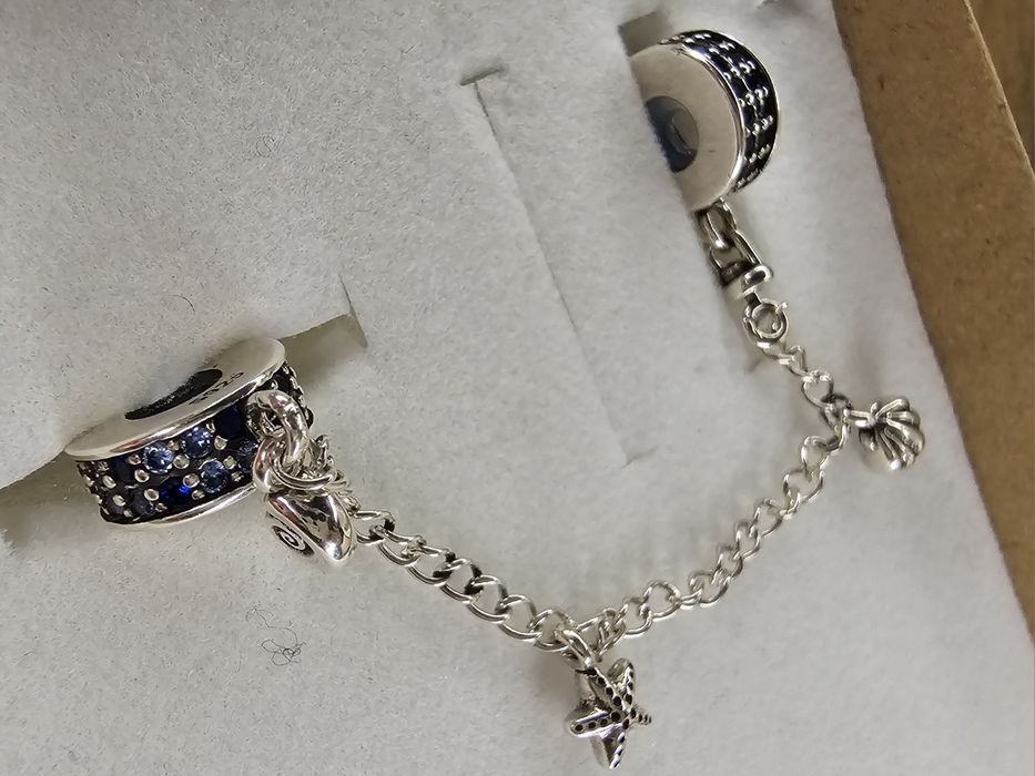 Srebrny charms zawieszka do bransoletki typu PANDORA