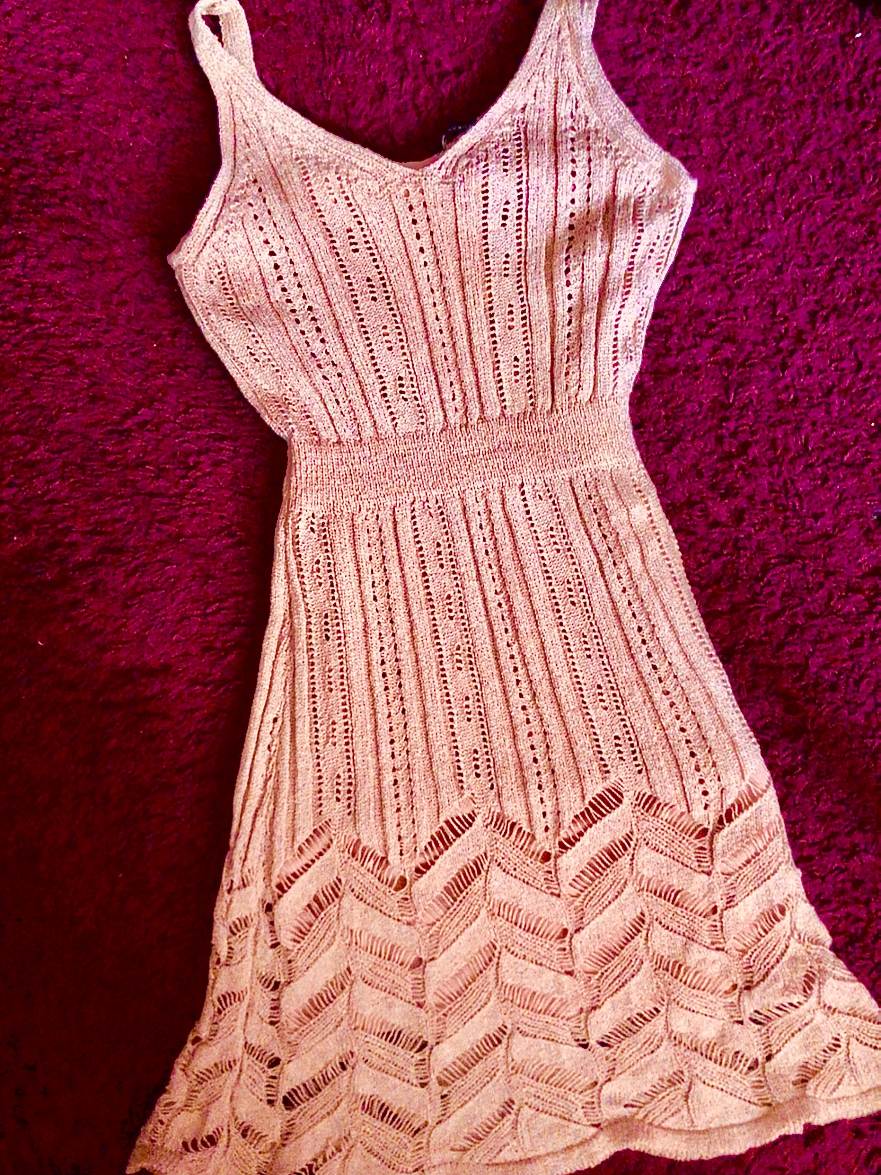 Dstreet pleciona sukienka pudrowy roz 36 S 38 M Zara Mohito Reserved