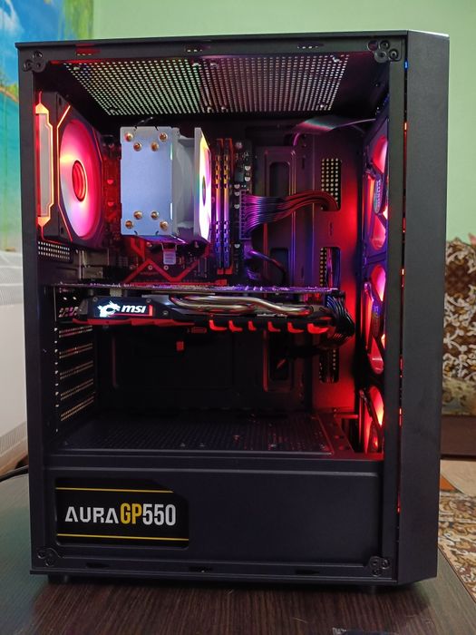 Игровой ПК/ Ryzen 5 3600/ RX 470/ RAM 16 Gb DDR4/ SSD 128 Gb