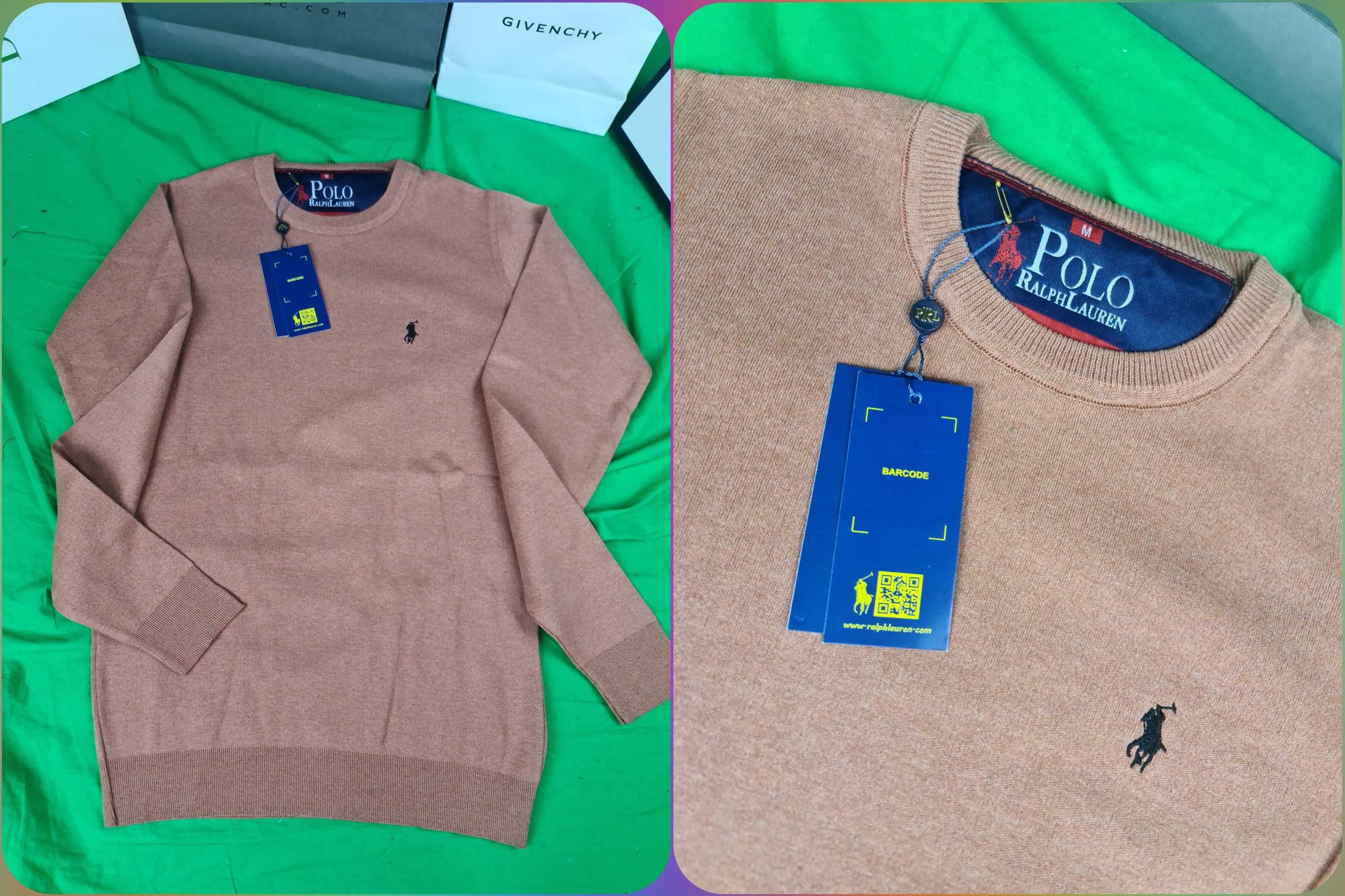 Sweter gładki męski Lacoste swetry nowe Ralph Lauren