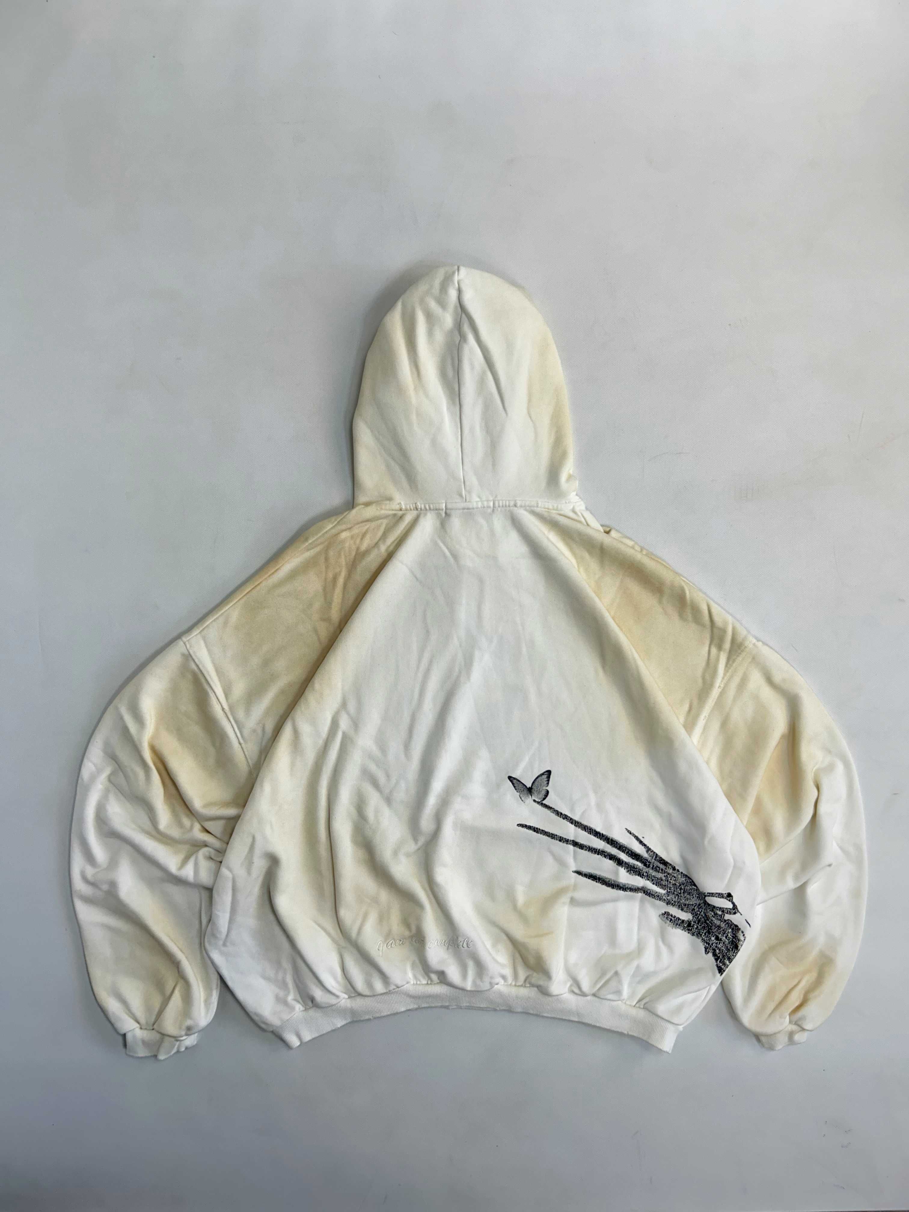 Project G/R GR Grailz zip up hoodie кофта худи біла худі