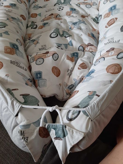 Kokon niemowlęcy retro boys world