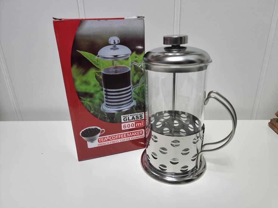 Zaparzacz tłokowy do kawy herbaty zaparzacze tłokowe dzbanki 600 ml