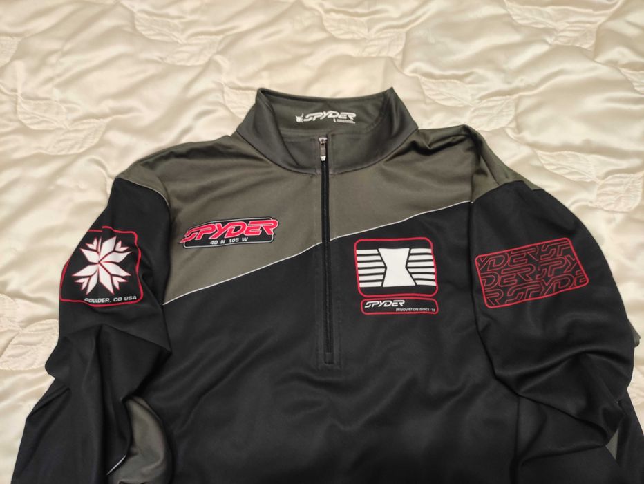 Męska koszulka termoaktywna bielizna termiczna Spyder Heritage HZ r. L