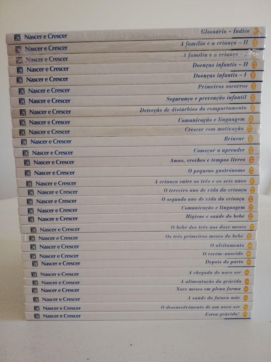 Coleção 30 livros "Nascer e Crescer"