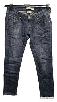 Spodnie jeansowe męskie skinny L Blue Level Debim