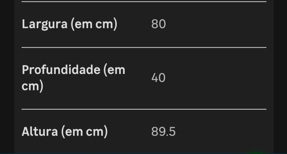 Bar e prateleiras como novo.