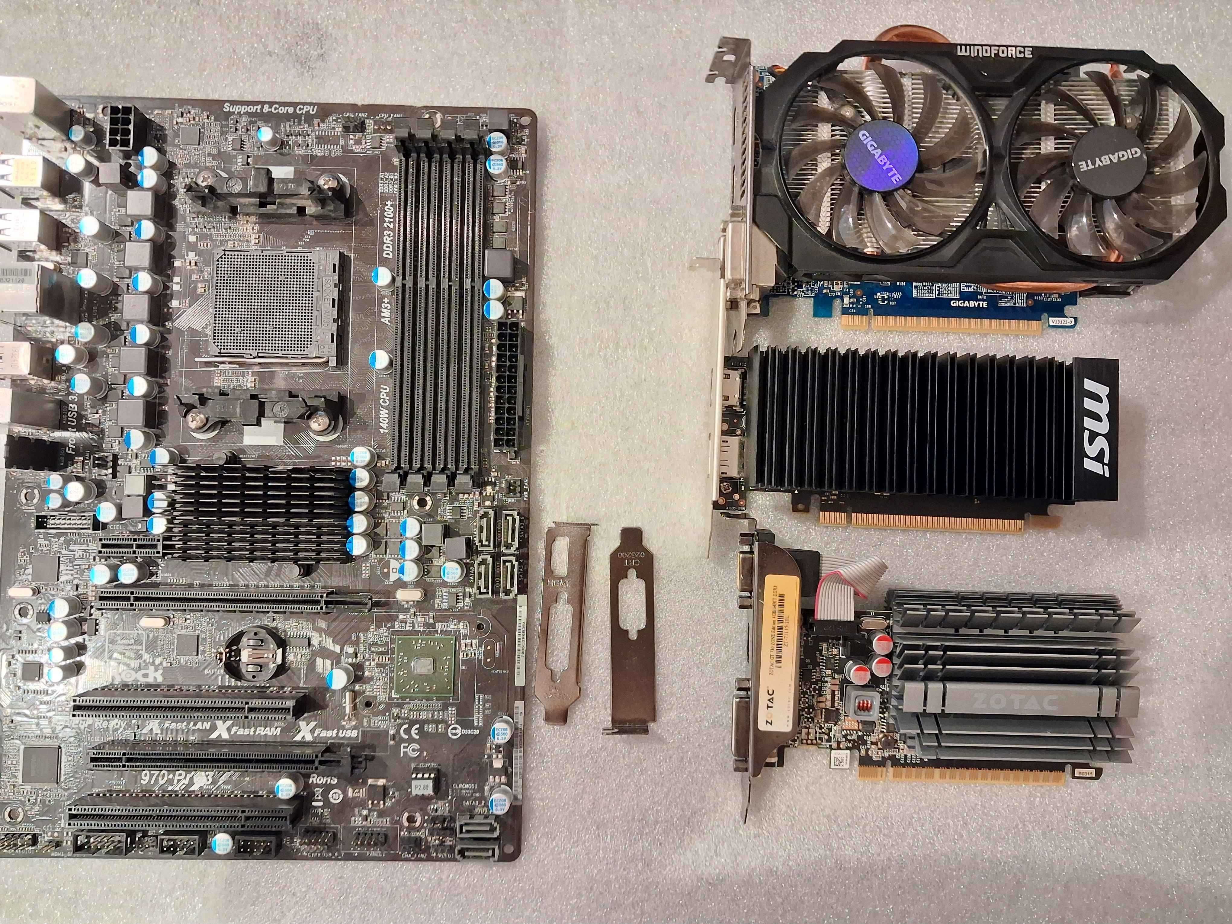 Części komputerowe Płyty główne Karty Graficzne GPU GTX FX GT 1030
