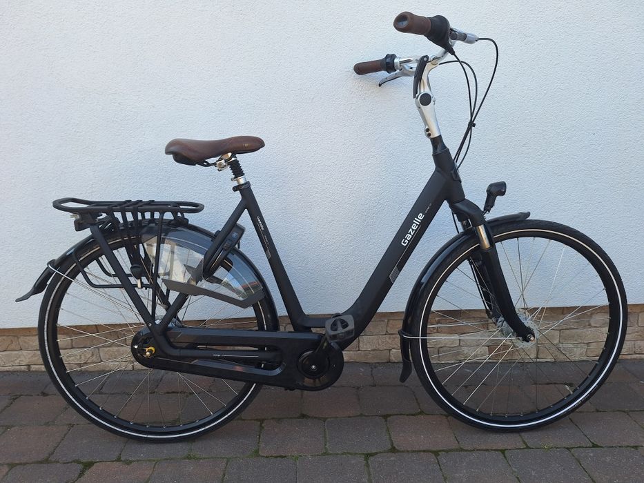 ** GAZELLE ORANGE C7 plus * BARDZO ładny*** czarny ^ koła28* holenders