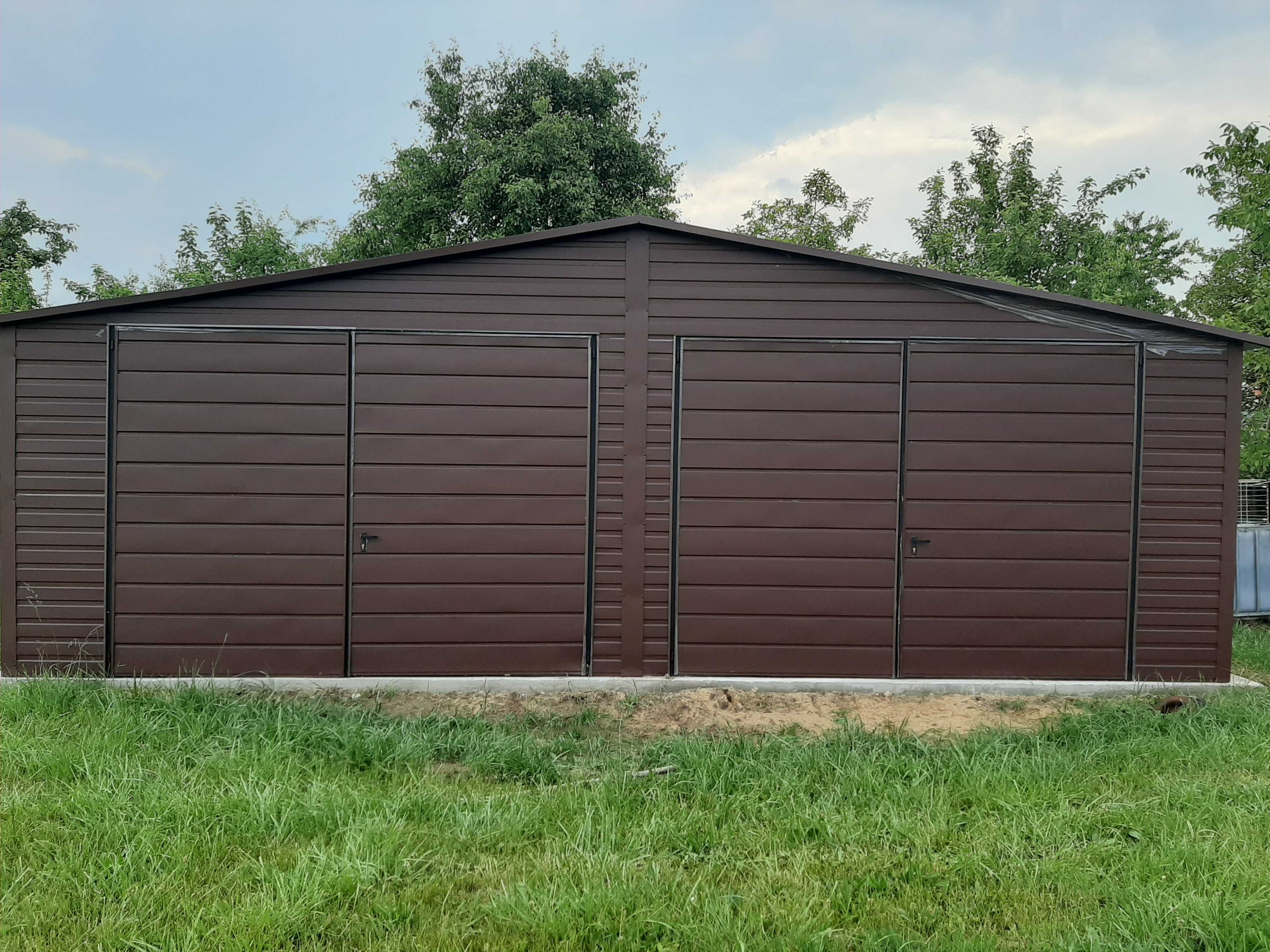Garaż blaszany 35m2, blaszak 6x5,8, 7x5, garaże wiata - NA ZGŁOSZENIE