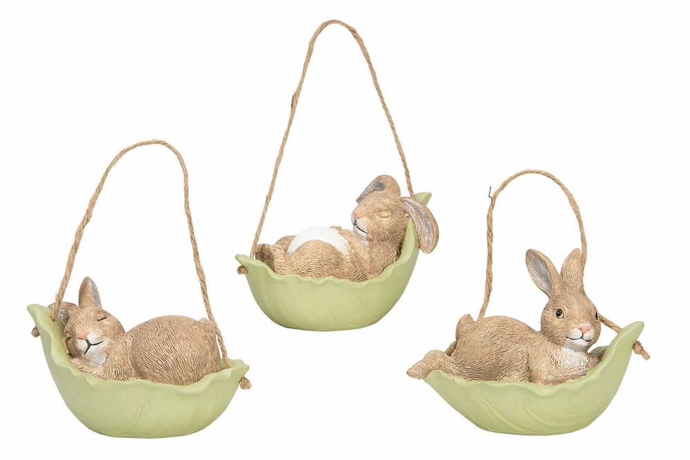 Zając zajączek w liściu kapusty 3 wzory Śliczny! 101952