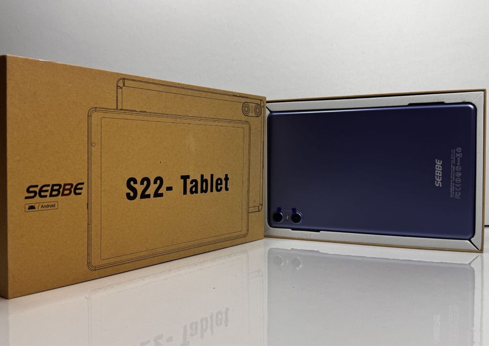 Новий Планшет 10.1" Sebbe S22 12/128Gb 8ядер 6000 mAh Android 13 Синій