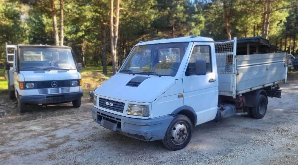 Iveco Daily kabina HDS  Bonfiglioli Kiper Chwytak do drzewa silnik zderzak tylni most