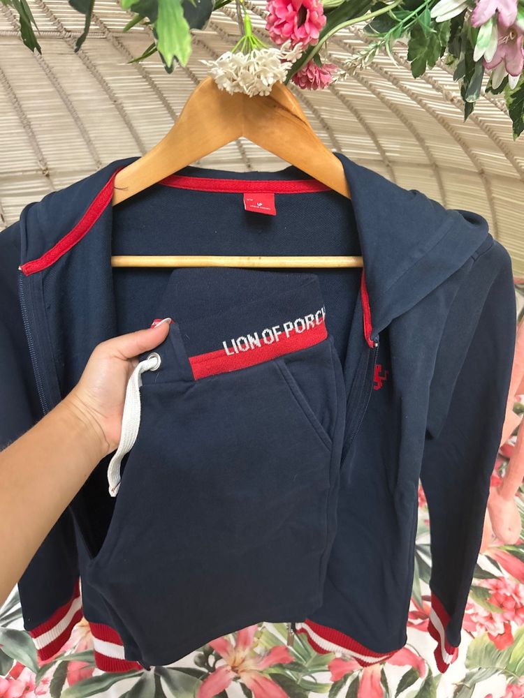 Conjunto casaco e calções da Lion of Porches para rapaz