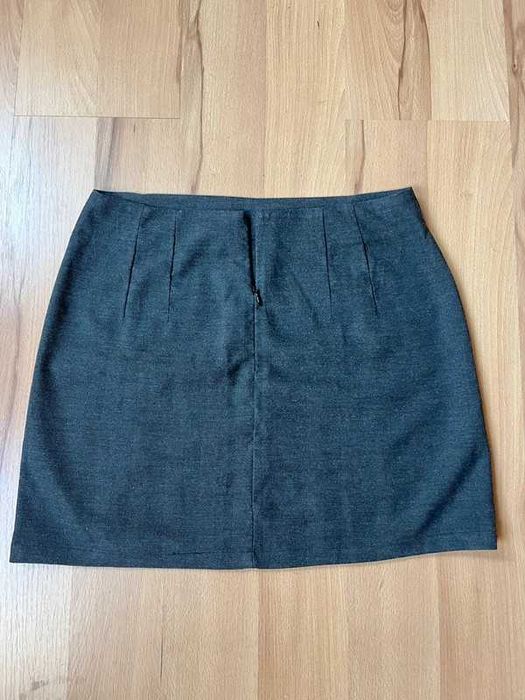 Spódniczka mini szara grafitowa Stradivarious M