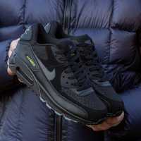 Кроссовки Nike Air Max 90 Black\Grey\Green