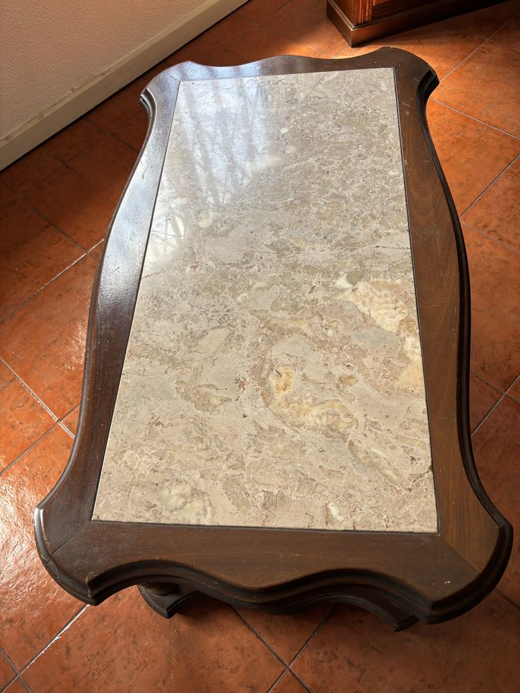 Mesa apoio com marmore