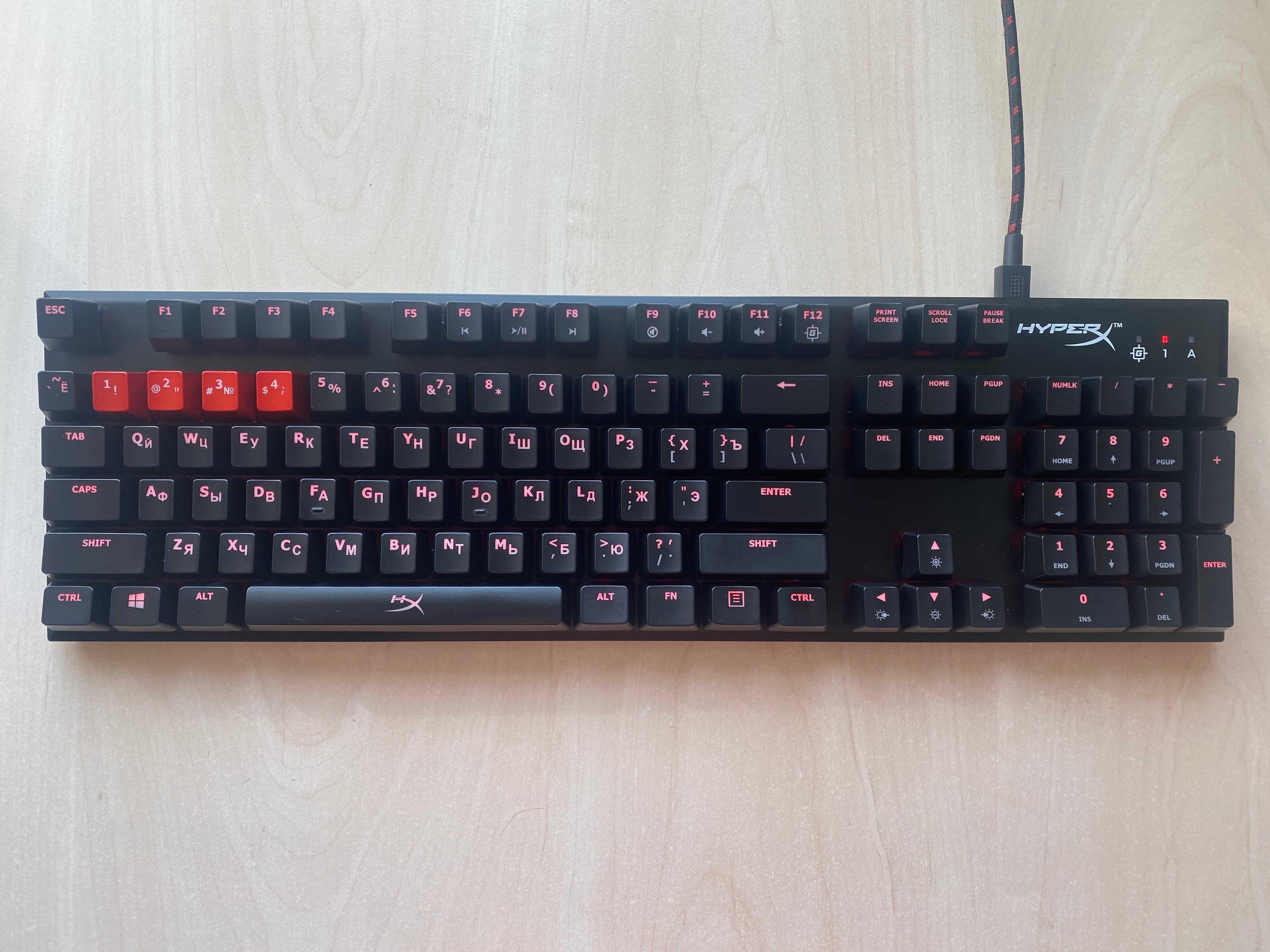 Клавіатура дротова HyperX Alloy FPS Cherry MX Blue