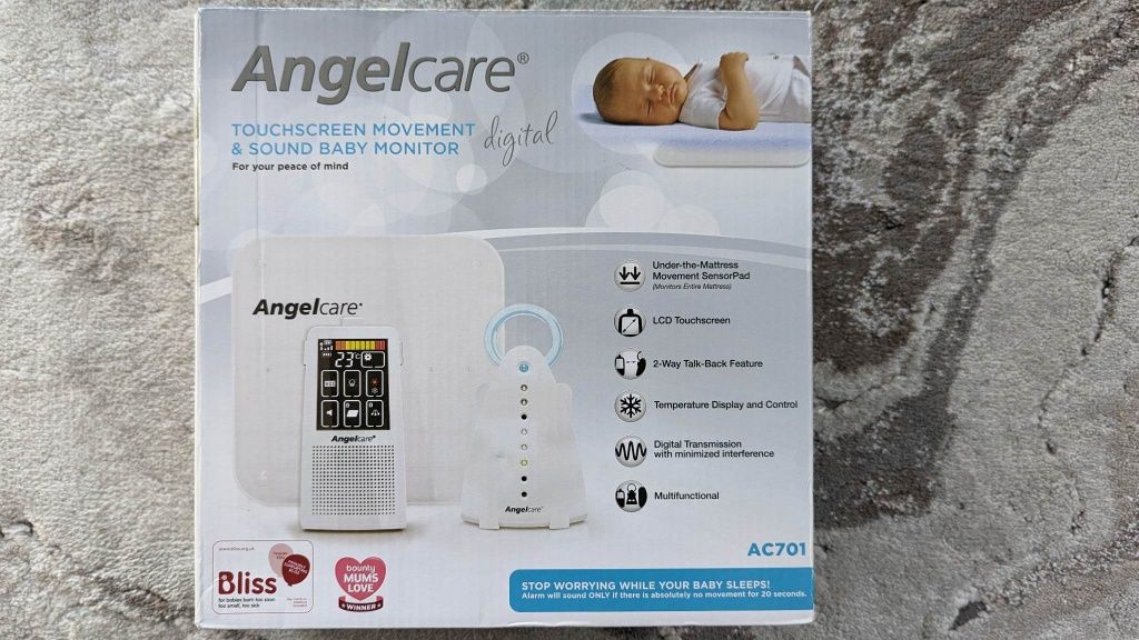 Niania,monitor oddechu Angelcare AC701 2w1