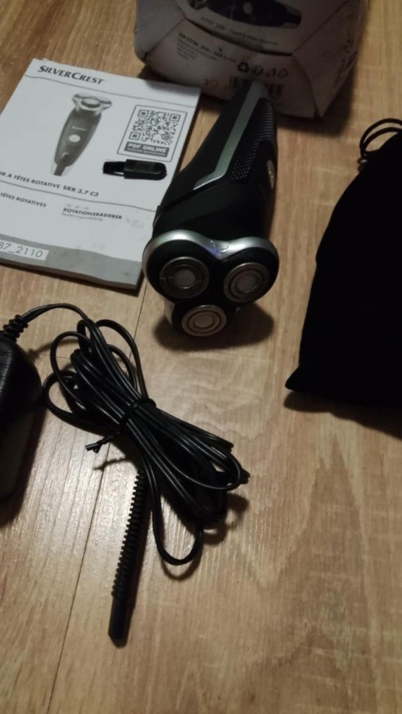 Silvercrest Golarka Rotacyjna Srr 3.7 C5 Do Golenia Na Mokro I Sucho