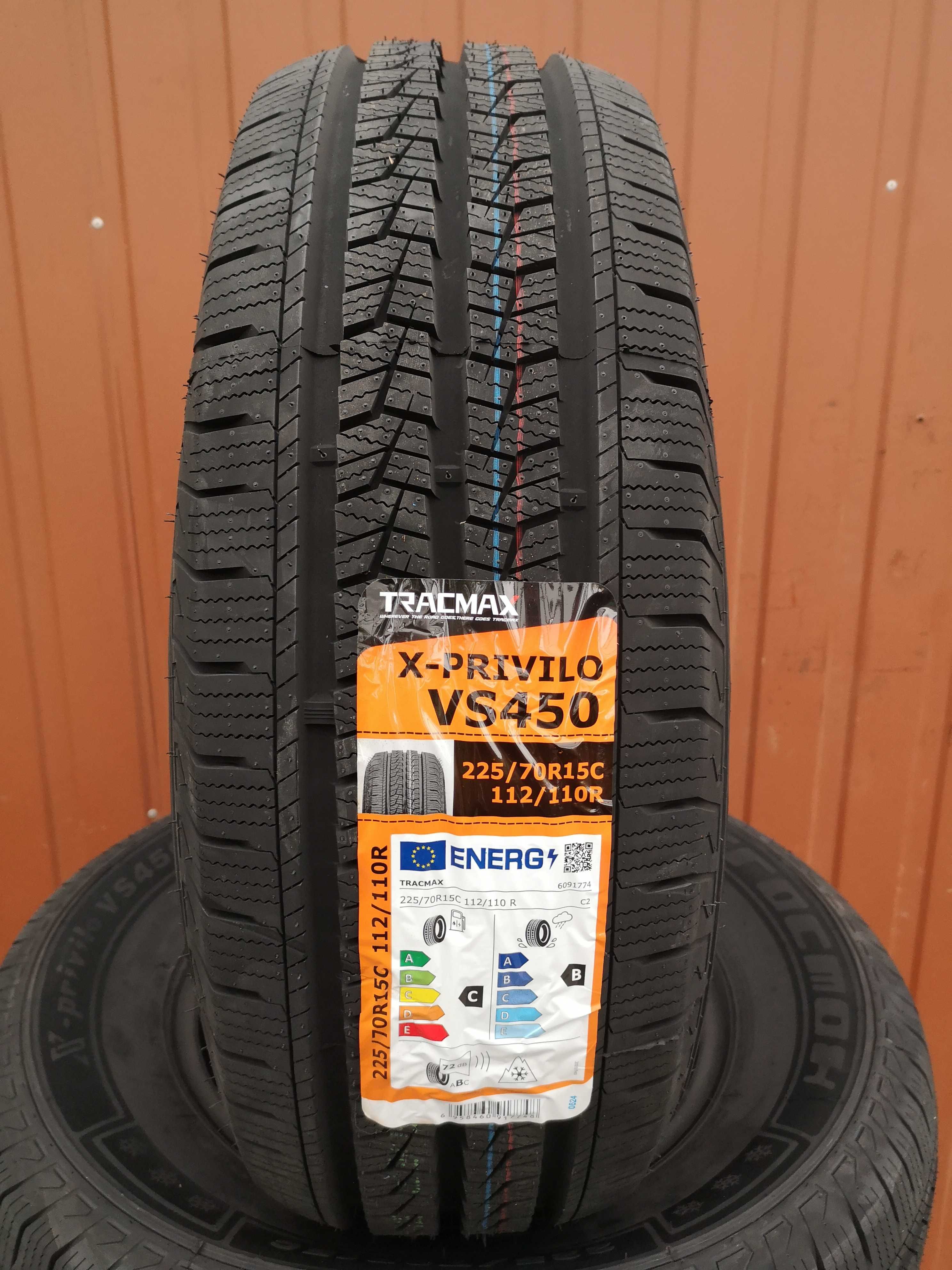 225/70 R15C 112/110 R - Tracmax X-Privilo VS450 (4 sztuki) NOWE