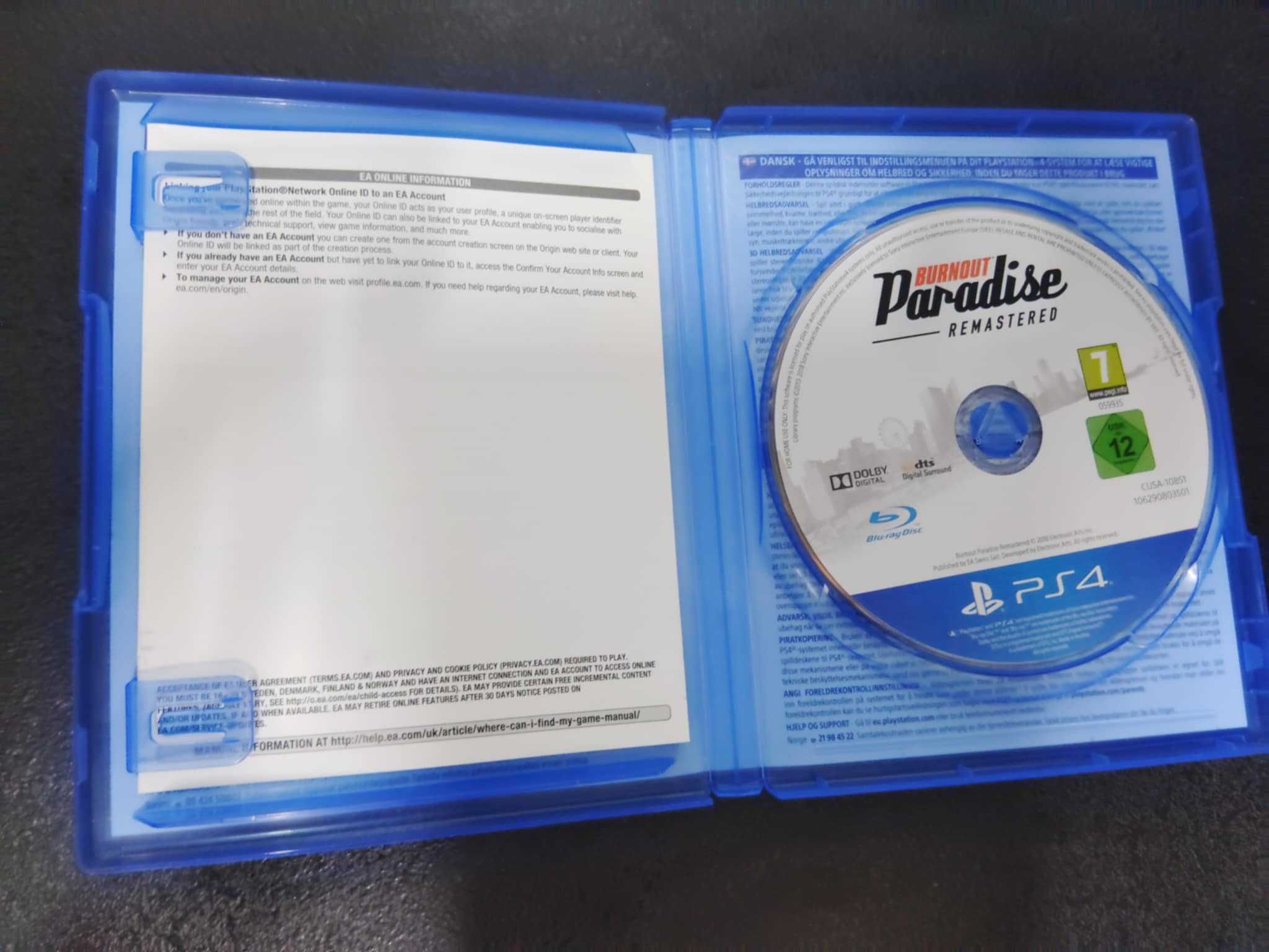 Burnout Paradise Remastered PS4 Mówią po Polsku w grze