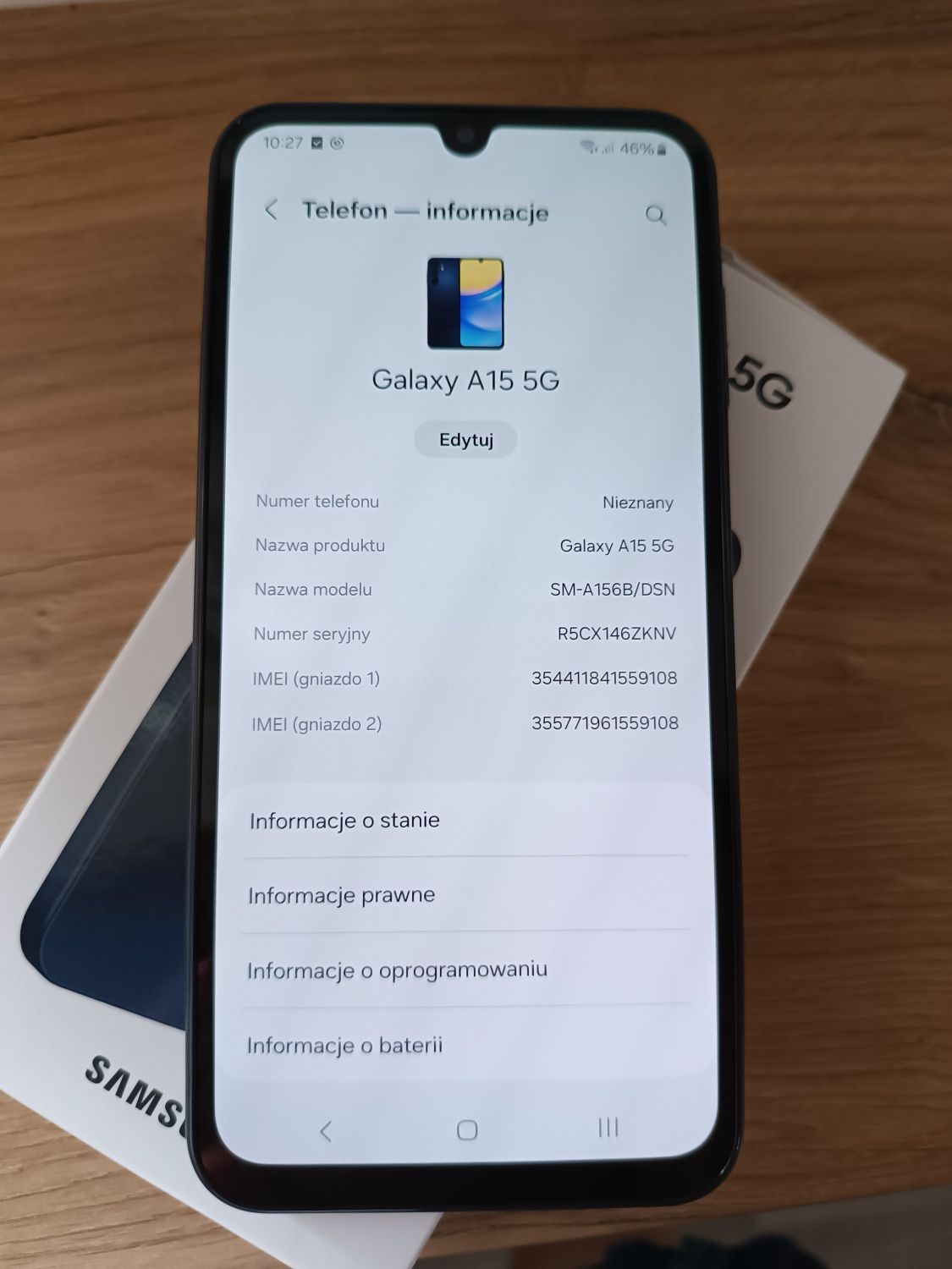 Samsung Galaxy A15 5g nowy